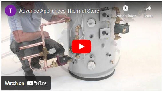 Advance Aplliances SFUTS Universal Thermal Store on YOUTUBE