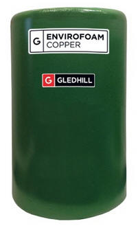 Gledgill Envirofoam super fast recovery copper hot water cylinders